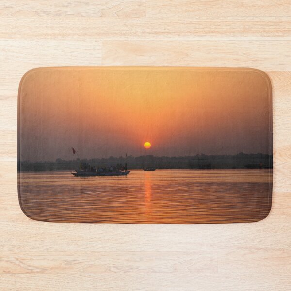 Item preview, Sunrise over the river Ganges. designed and sold by JohnDalkin.