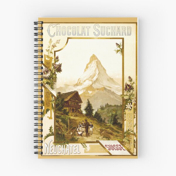 Item preview, Old advertising poster Chocolate Suchard 1895 designed and sold by mesreveries.