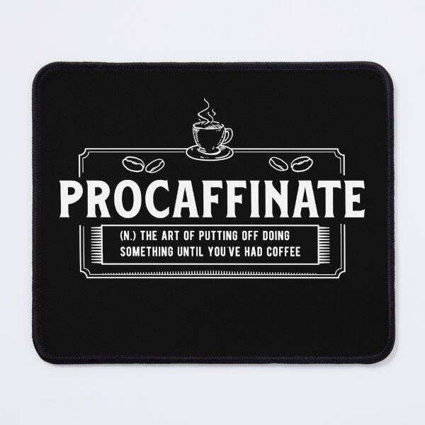 Item preview, Procaffinate Definition Funny Coffee Lover Vintage designed and sold by Designer-Girl.