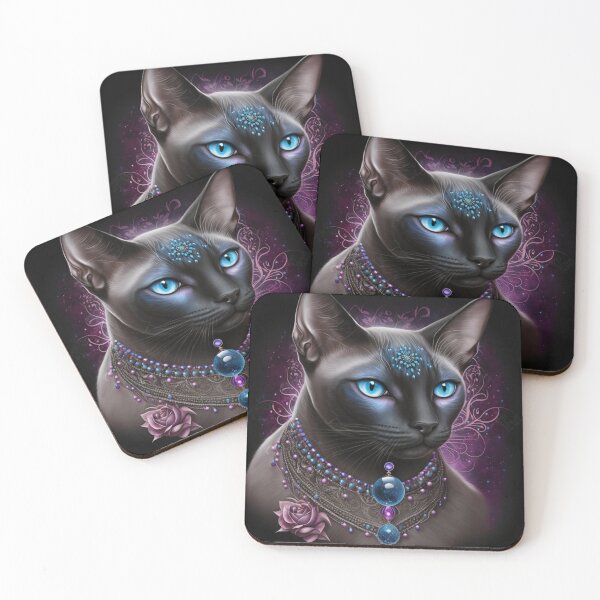 Item preview, Mysterious Siamese  designed and sold by Nocturne  Paws.