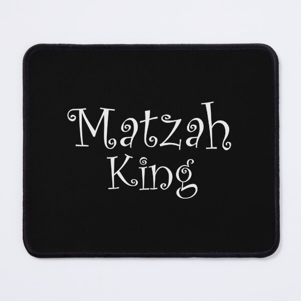 Artikelvorschau, Matzah King, seder, passover (white) entworfen und verkauft von EmeraldeaArt.
