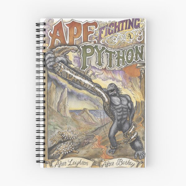 Item preview, Mono luchando contra Python designed and sold by SnakeArtist.