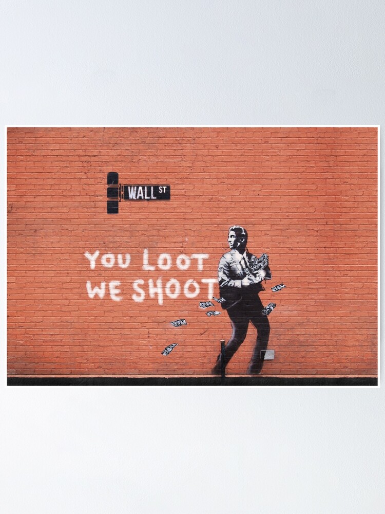 Banksy New York NYSE Poster for Sale by WE-ARE-BANKSY