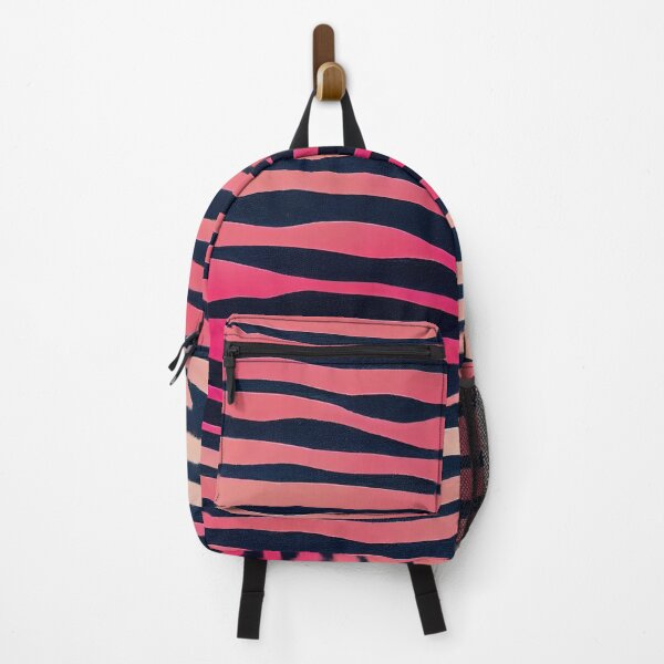 Item preview, Pink Tiger Stripes Abstract Trendy Pattern Modern Wild Boho Animal African Grandient designed and sold by CozyZone.