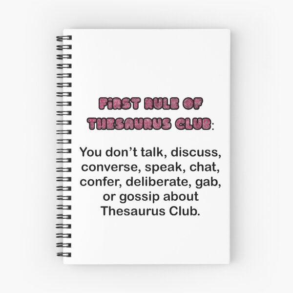 Item preview, Thesaurus Club designed and sold by Black-Orc.