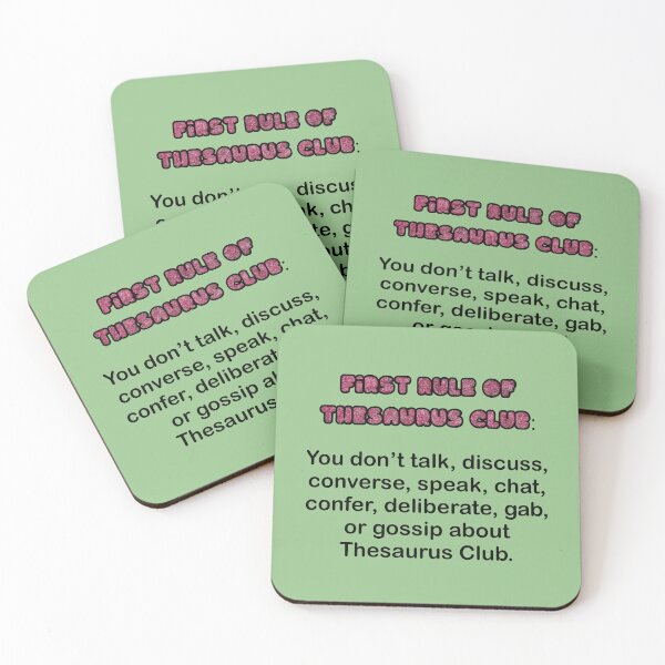 Item preview, Thesaurus Club designed and sold by Black-Orc.