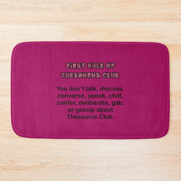 Item preview, Thesaurus Club designed and sold by Black-Orc.