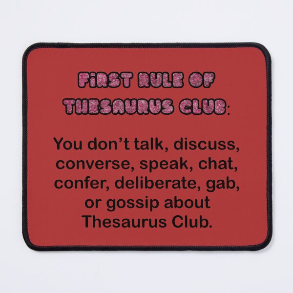 Item preview, Thesaurus Club designed and sold by Black-Orc.