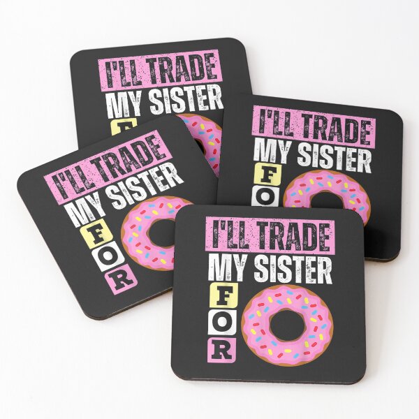 Artikelvorschau, I WILL TRADE MY SISTER FOR A DONUT FUNNY DONUT LOVER GIFT T-Shirt entworfen und verkauft von Dragon-Copeha.