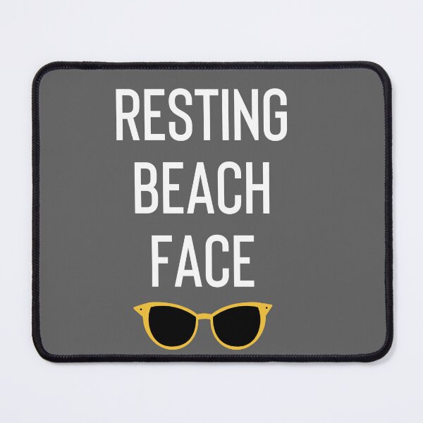 Item preview, Resting Beach Face designed and sold by Raw Creative Prints.