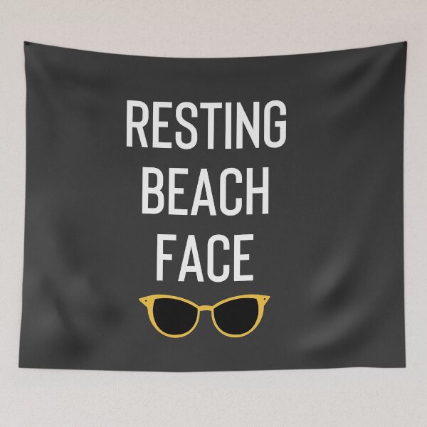 Item preview, Resting Beach Face designed and sold by Raw Creative Prints.
