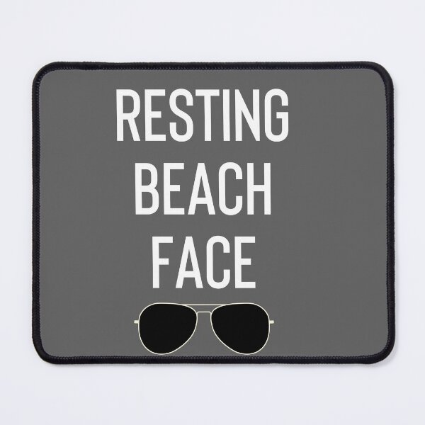Item preview, Resting Beach Face designed and sold by Raw Creative Prints.