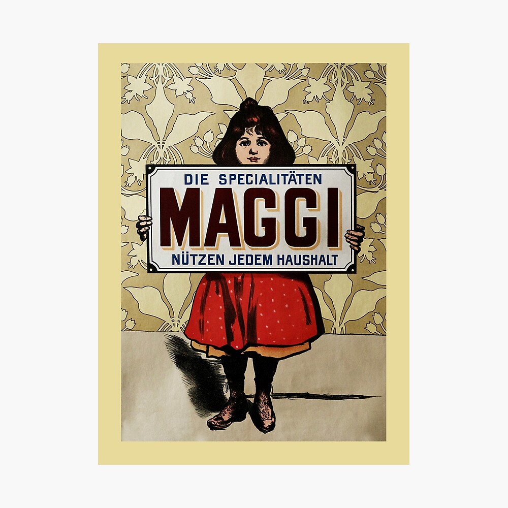 Affiche Vintage Publicitaire MAGGI Cacao (50x70cm) - PostersAndCo