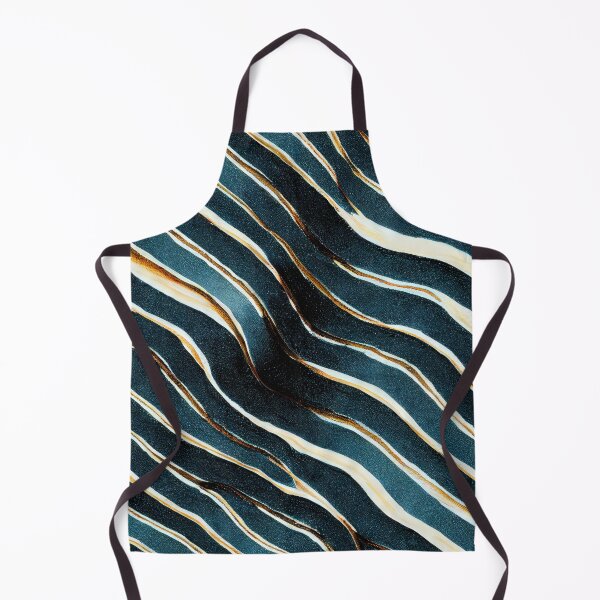 Item preview, Blue tiger abstract stripes trendy animal pattern modern contemprorary wild fashion womens designed and sold by CozyZone.
