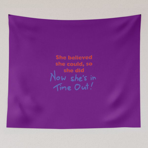 Item preview, Now She's in Time Out designed and sold by Black-Orc.