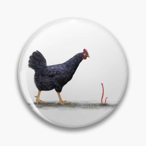 Item preview, Worm meeting a chicken designed and sold by Fionna Bottema.