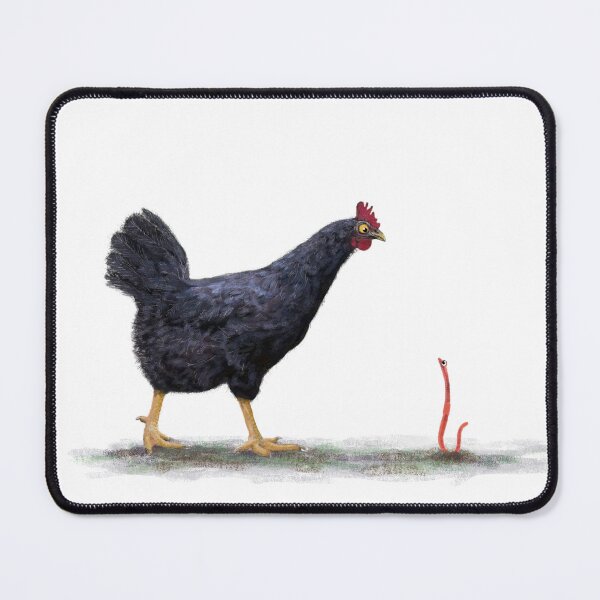 Item preview, Worm meeting a chicken designed and sold by Fionna Bottema.