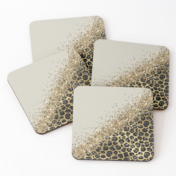 Item preview, Gold tan Diagonal Leopard  designed and sold by bertisadesign.