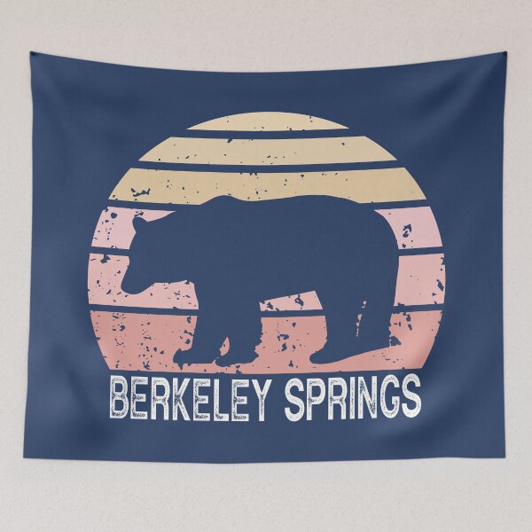 Item preview, Berkeley Springs West Virginia Retro Bear designed and sold by Esskay Designs.