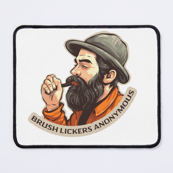 Item preview, Brush Lickers Anonymous Sticker | Wargaming Sticker designed and sold by TheAdhesiveNerd.