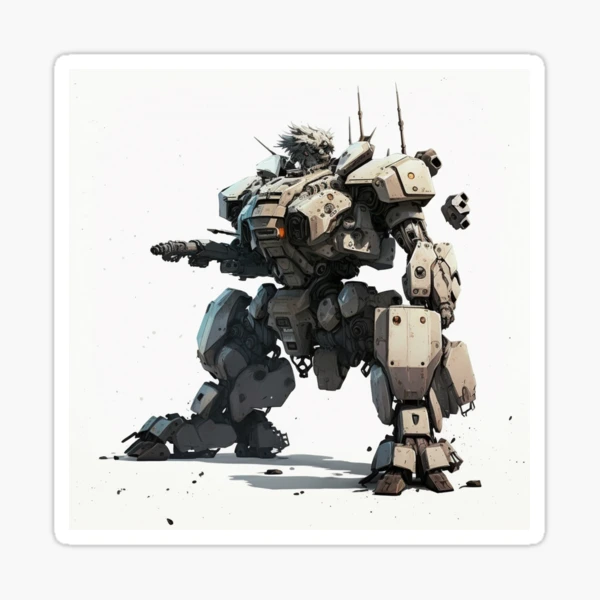 Armored Core 1 - Ps1 - Cover  Sticker for Sale by Mecha-Art