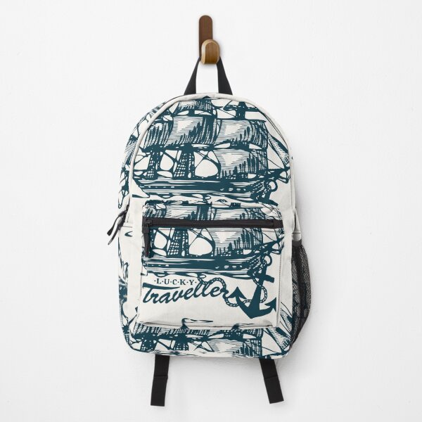 Item preview, Lucky Traveler - old sailing ship - anchor designed and sold by Luzi Illustrella.
