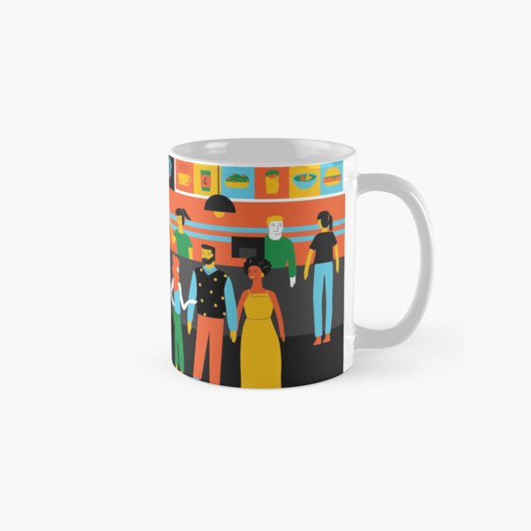Restaurant Scene Classic Mug