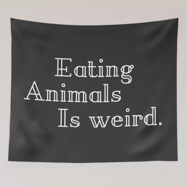 Item preview, Eating Animals Is Weird designed and sold by Raw Creative Prints.