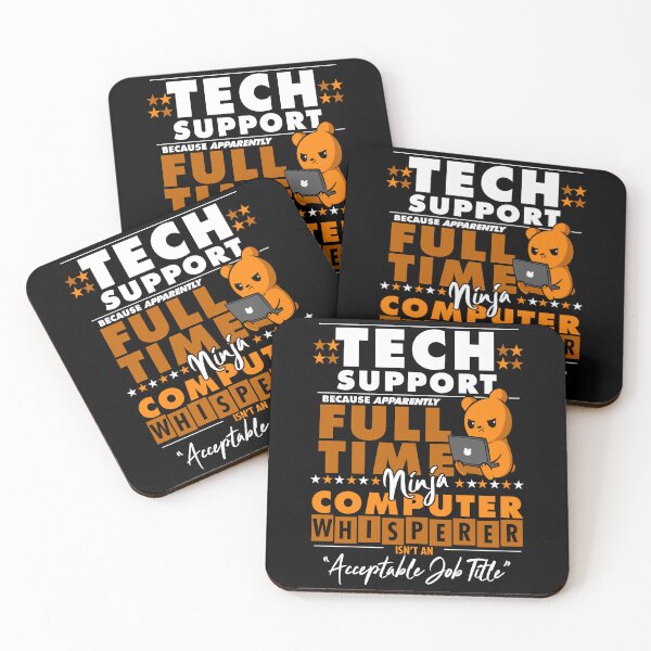Item preview, Tech Support Ninja Computer Whisperer Funny designed and sold by Nerd Shizzle.