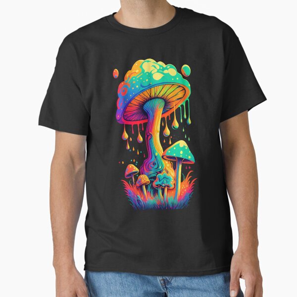 Item preview, Mystical Fungi Magic Mushroom Psychedelic Trippy Hippie Art designed and sold by MoonAIArt.