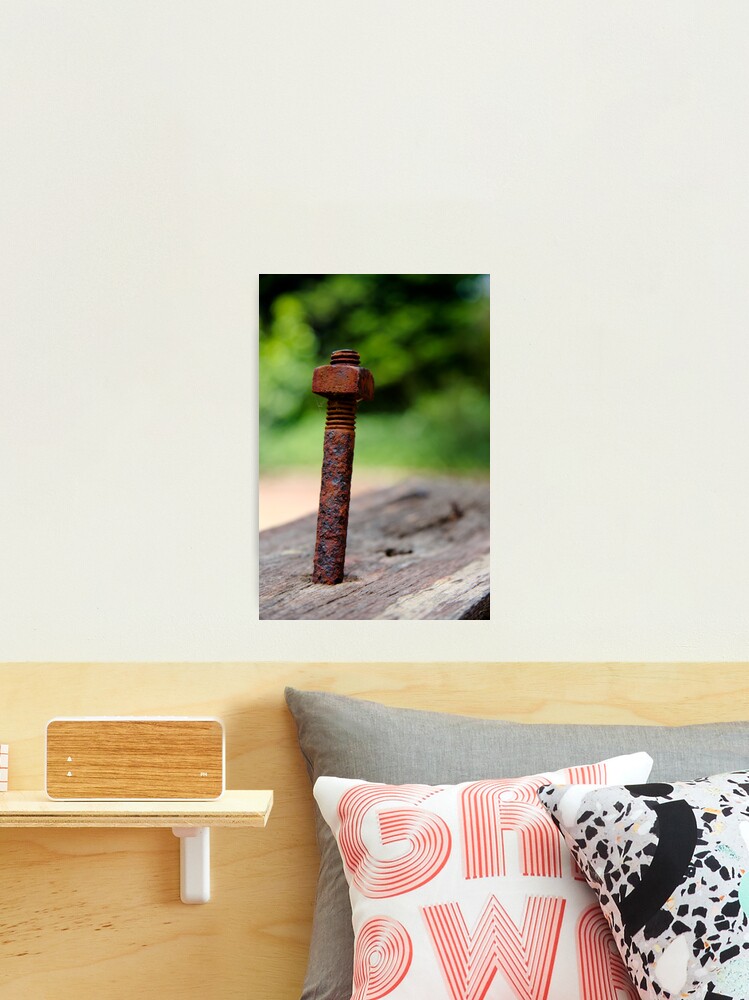 Thumbnail 2 of 3, Photographic Print, Nut & bolt designed and sold by mistered.