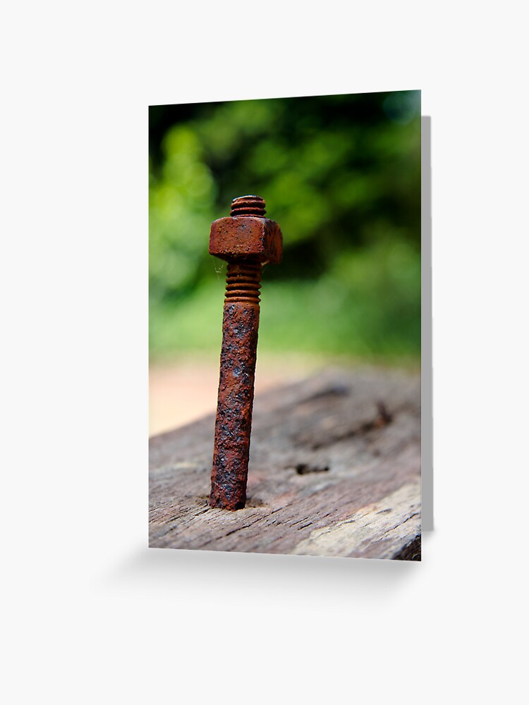 Thumbnail 1 of 2, Greeting Card, Nut & bolt designed and sold by Andreas Koepke.