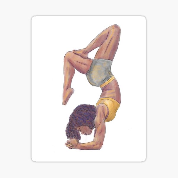 Yoga Pose Sticker