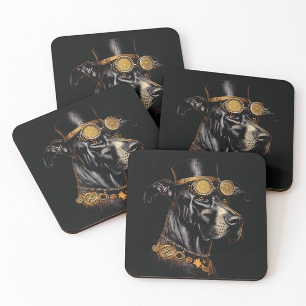 Item preview, Steampunk Great Dane Dog Portrait designed and sold by HookedOnDogz.