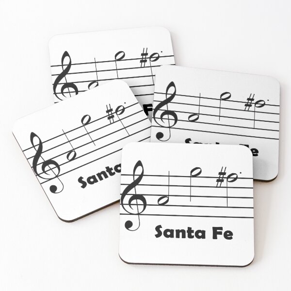 Item preview, Newsies Santa Fe Musical Notes with Text designed and sold by FeatheredPrints.