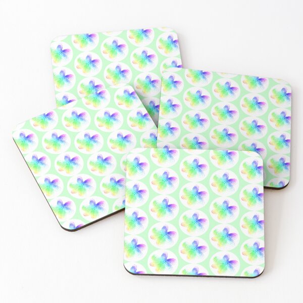 Item preview, Pastel rainbow flower painting sketch |  Pastel rainbow flower drawing pattern designed and sold by lausn.