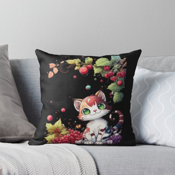 Item preview, KAWAII STRAWBERRY KITTEN SWEET designed and sold by CRAZY&ART.