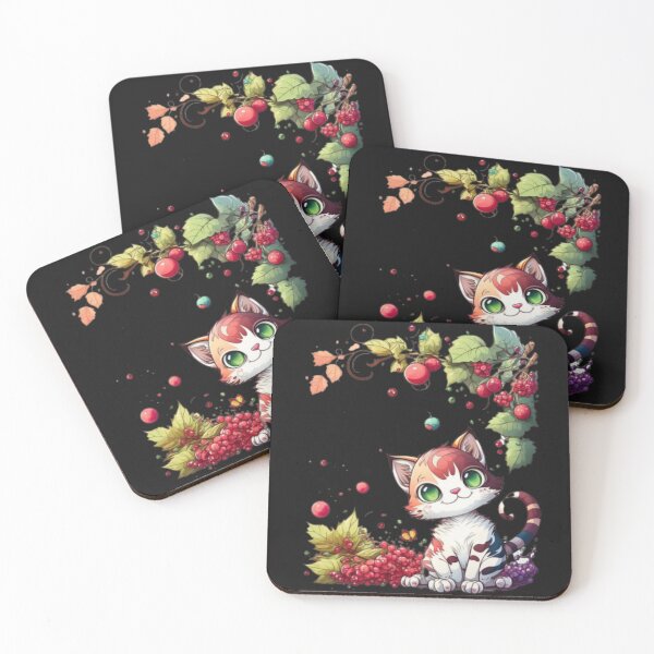 Item preview, KAWAII STRAWBERRY KITTEN SWEET designed and sold by CRAZY&ART.