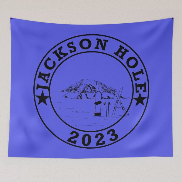 Item preview, Jackson Hole Snow Ski and Board 2023 designed and sold by ClaireBillson.