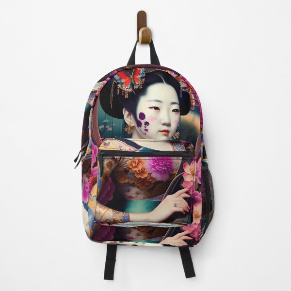 Item preview, Japanese Geisha Kimono Fantasy Flowers Butterfly Spring Princess Asian designed and sold by PinkInFantasy.