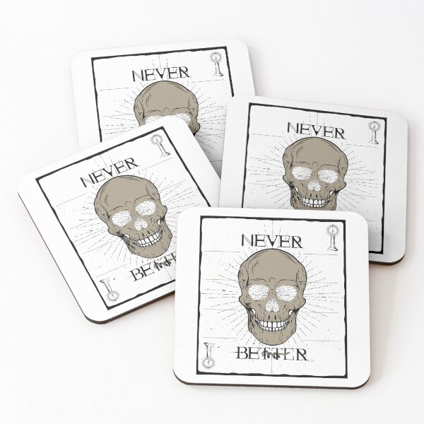 Item preview, Never Better,Skull designed and sold by Siriniart.