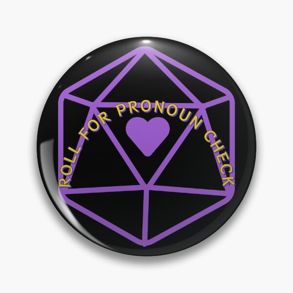Item preview, Roll for Pronoun Check designed and sold by MxA19.