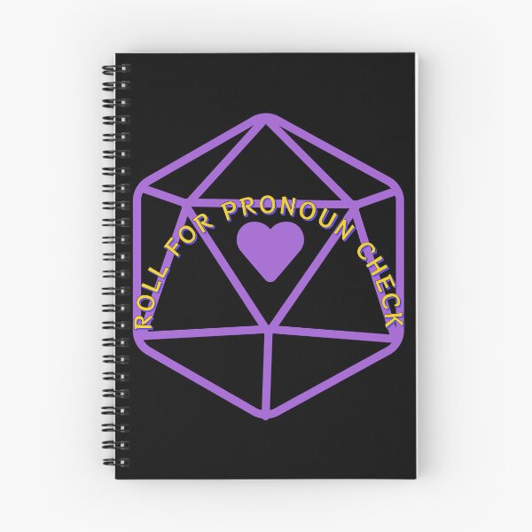 Item preview, Roll for Pronoun Check designed and sold by MxA19.