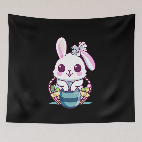 Item preview, Happy easter chibi bunny designed and sold by JoRealm.