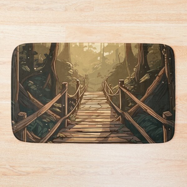 Item preview, A walkway in the forest designed and sold by KMSpace.