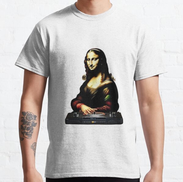 DJ Mona Lisa Shirt graphic tees, aesthetic shirt, music gift