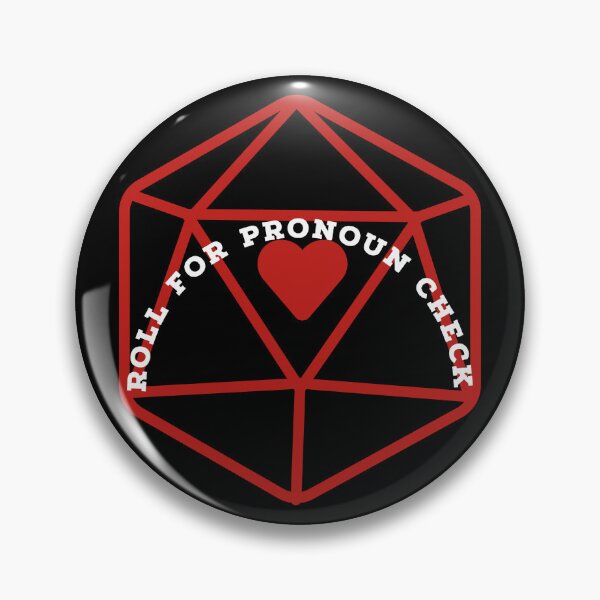 Item preview, Roll for Pronoun Check designed and sold by MxA19.