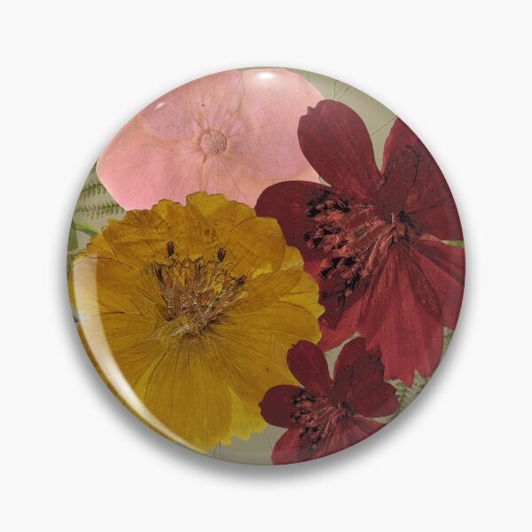 Item preview, Pressed Dried Colorful Collage Flowers designed and sold by Jannielle.