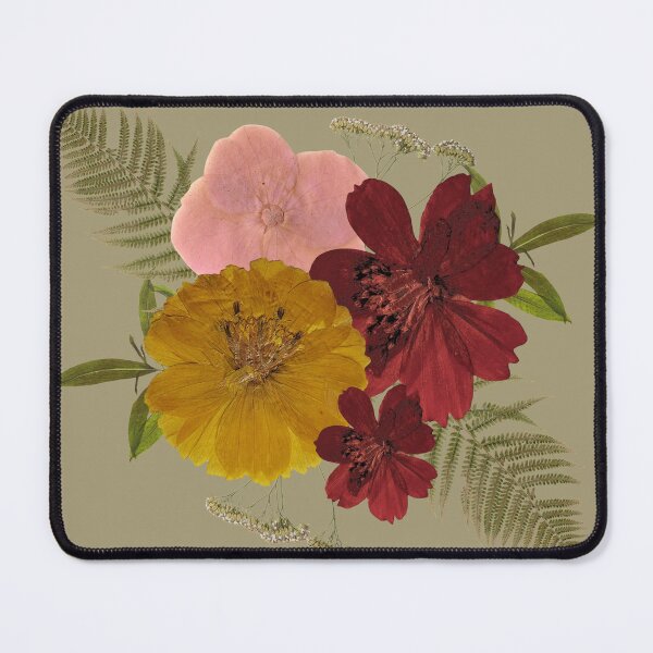 Item preview, Pressed Dried Colorful Collage Flowers designed and sold by Jannielle.