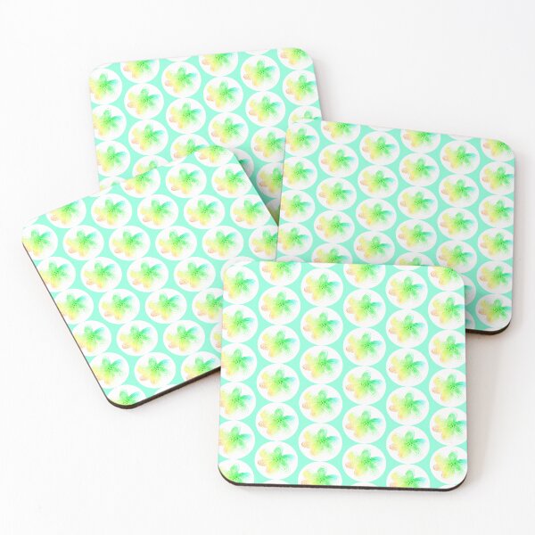 Item preview, Summer flower painting artistic pattern |  Green flower drawing pattern designed and sold by lausn.